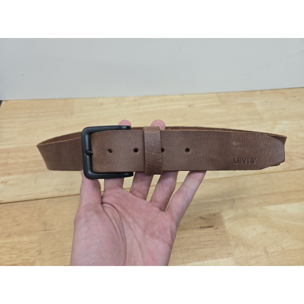 Levi's Belt Brown Mens Size 40/100 100% Fullgrain Bovine Leather Workwear